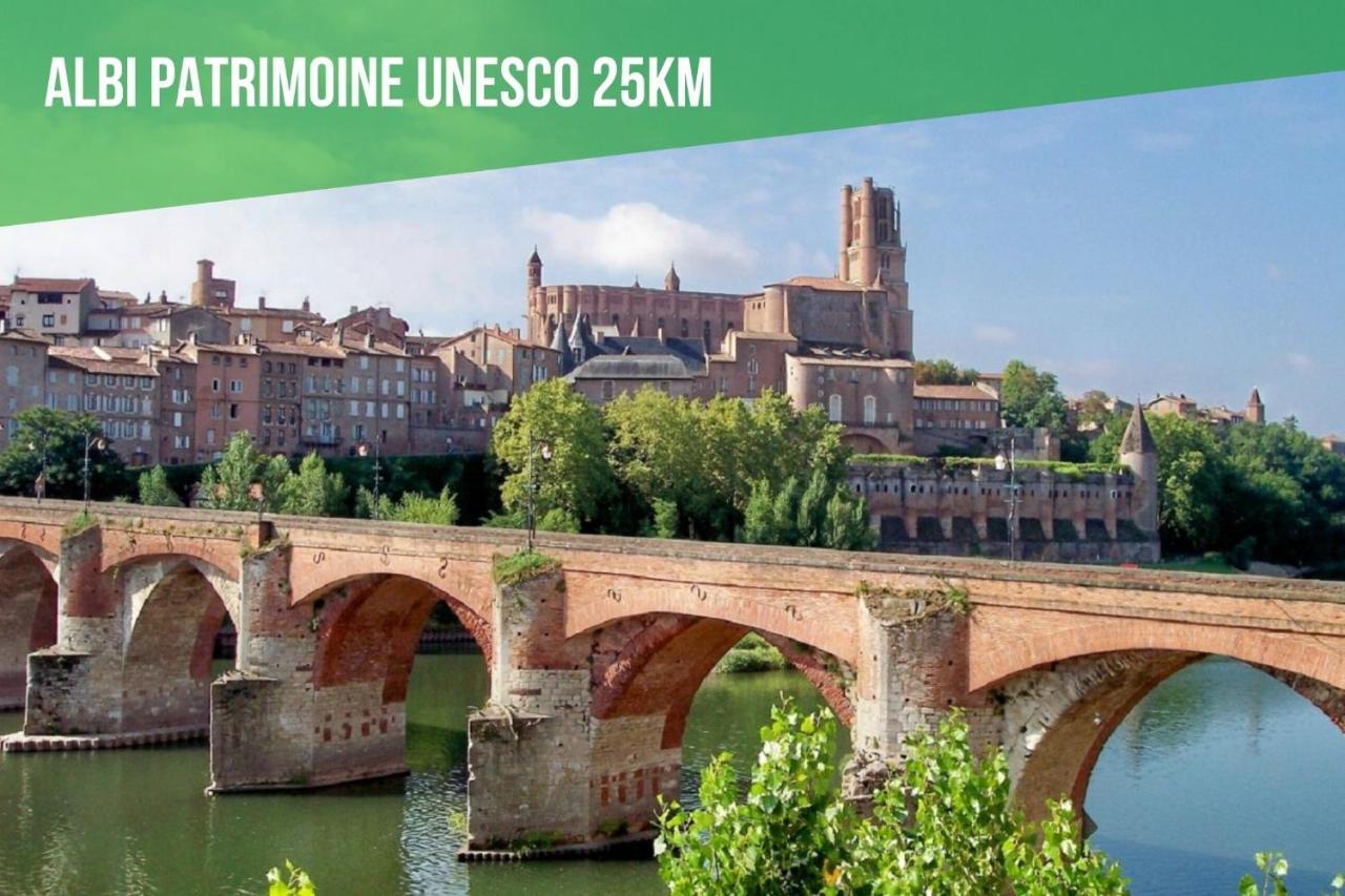 Le Gite Nature Bien-Etre Piscine Chauffee Privee Du Tarn Entre Toulouse Et Albi & Les Cottages Du Tarn Peyrole المظهر الخارجي الصورة