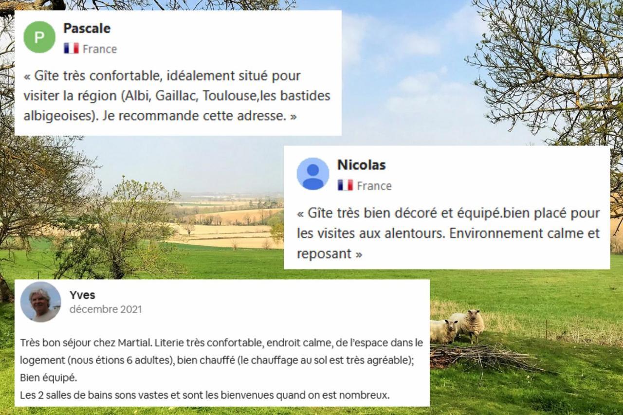 Le Gite Nature Bien-Etre Piscine Chauffee Privee Du Tarn Entre Toulouse Et Albi & Les Cottages Du Tarn Peyrole المظهر الخارجي الصورة